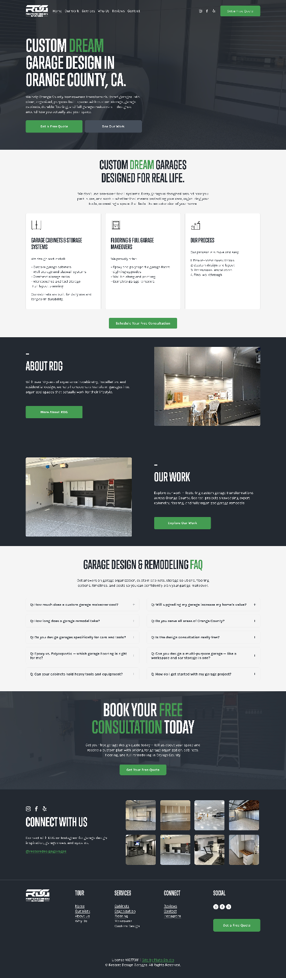 Restore Design Garages screenshot
