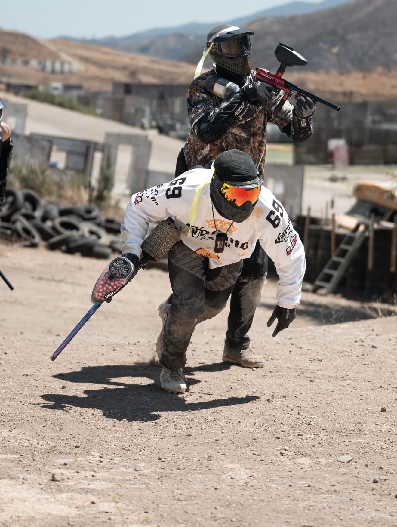 Combat Paintball Park website mockup